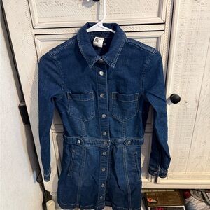 GAP Dark Blue Denim Longline Jacket